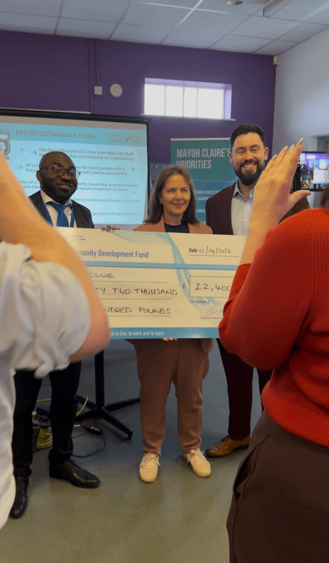 £22,400 Mayor's Award — Community Development Fund